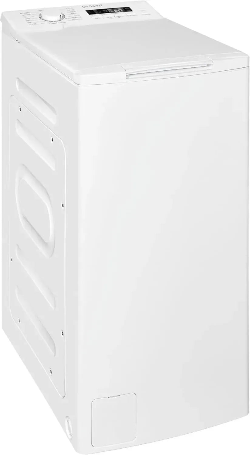 Hocheffiziente Waschmaschine 7,5kg, Toplader, kompakt, Energieklasse A, 1200 U/min, Zeitschaltuhr, Schnellwaschgang, Modell LTO1207-030A, weiß